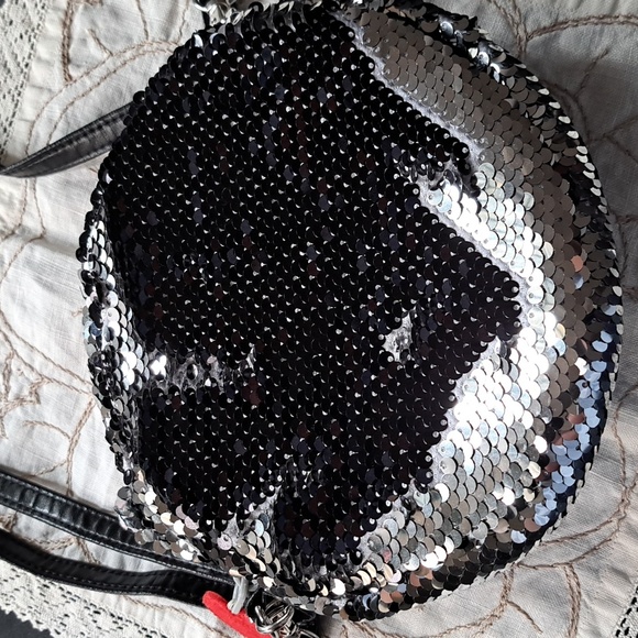 Cute Ty Kitty Cat Flip sequin purse - Picture 5 of 11